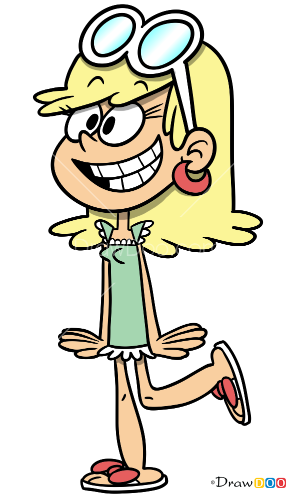 How To Draw Leni Loud The Loud House